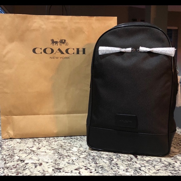 coach slim backpack